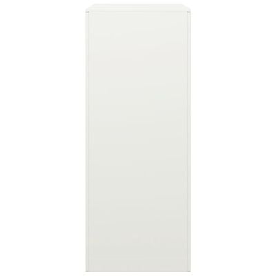 vidaXL Portant de bois de chauffage blanc 60x40x100 cm acier