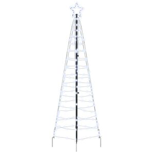 vidaXL Arbre de No&euml;l LED 250 cm 390 LED Blanc froid Acier Blanc froid