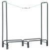 vidaXL Portant de bois de chauffage Anthracite 120x35x120 cm Acier