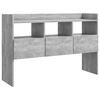 vidaXL Buffet Gris b&eacute;ton 105x30x70 cm Bois d&rsquo;ing&eacute;nierie