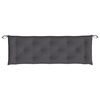 vidaXL Coussin de banc de jardin anthracite 150x50x7 cm tissu oxford