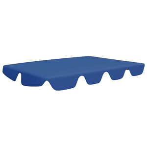 vidaXL Toit de rechange de balan&ccedil;oire bleu 188/168x145/110 cm