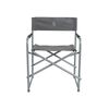 Bo-Camp Chaise de camping Acier Gris