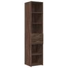 vidaXL Armoire de rangement mince ch&ecirc;ne marron 40x42,5x225 cm