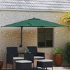 vidaXL Parasol de jardin Vert 248,5 x 247,5 x 160 cm