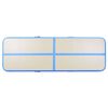 vidaXL Tapis gonflable de gymnastique avec pompe 600x100x10cm PVC Bleu