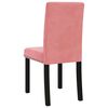 vidaXL Chaises &agrave; manger lot de 6 rose velours