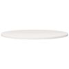 vidaXL Dessus de table Blanc Ø80x2,5 cm Bois de pin massif