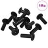 vidaXL Boulons &agrave; Manchon 8451 pc Noir M&eacute;tал