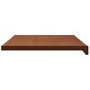 vidaXL Appui de fen&ecirc;tre Bois Brun 80 x 45 x 4,5 cm PVC