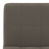 vidaXL Chaise pivotante de bureau Gris fonc&eacute; Velours