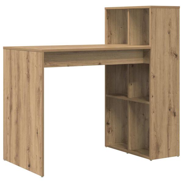 vidaXL Bureau Ch&ecirc;ne artisanal 108 x 55 x 103.5 cm Bois d'ing&eacute;nierie