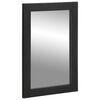vidaXL Miroir de bain noir 50x70x2,5 cm bois d'ingénierie et laiton