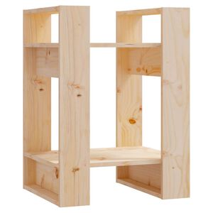 vidaXL Biblioth&egrave;que/S&eacute;parateur de pi&egrave;ce 41x35x57 cm Pin massif
