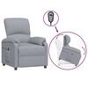vidaXL Fauteuil Gris clair Tissu