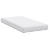 vidaXL Matelas Blanc 120 x 200 cm Ressort ensach&eacute;