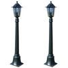 vidaXL Lampes de jardin 2 pcs 105 cm
