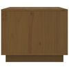 vidaXL Table basse Marron miel 80x50x40 cm Bois massif de pin