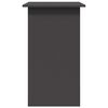 vidaXL Bureau Gris 80 x 45 x 74 cm Agglom&eacute;r&eacute;