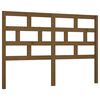 vidaXL T&ecirc;te de lit Marron miel 146x4x100 cm Bois massif de pin