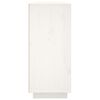 vidaXL Buffet Blanc 120x35x80 cm Bois massif de pin