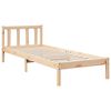 vidaXL Cadre de lit extra long sans matelas 90x220 cm bois massif pin