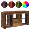 vidaXL Meuble TV LED d'Angle Bois ancien 100 x 40 x 50 cm