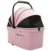 vidaXL Poussette Pliante pour Animaux Réglable Rose 78 x 54 x 101 cm