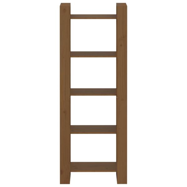 vidaXL Bibliothèque/Cloison Marron miel 60x35x160 cm Bois massif