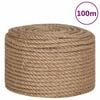 vidaXL Corde 100 % jute 10 mm 100 m