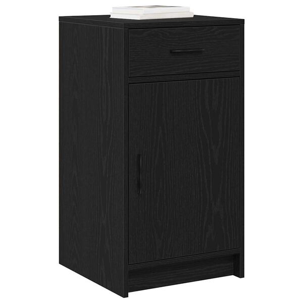 vidaXL Buffet Chêne noir 40 x 40.5 x 75 cm Bois d'ingénierie