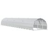 vidaXL Poulailler Argent&eacute; 800 x 150 x 100 cm Acier galvanis&eacute;
