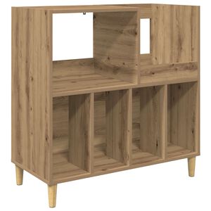 vidaXL Support pour platine Ch&ecirc;ne artisanal 82 x 39,5 x 82,5 cm