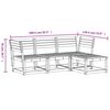 vidaXL Salon de jardin 4 pcs bois massif douglas