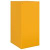 vidaXL Buffet jaune moutarde 34,5x39x73 cm acier