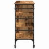 vidaXL Chariot de cuisine Bois ancien 87.5 x 39 x 84.5 cm