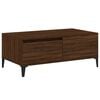 vidaXL Table basse Ch&ecirc;ne marron 90x50x36,5 cm Bois d'ing&eacute;nierie