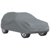vidaXL Housse de voiture SUV compl&egrave;te gris L tissu non tiss&eacute;
