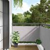 vidaXL &Eacute;cran d'intimit&eacute; de balcon gris 600x75 cm PVC