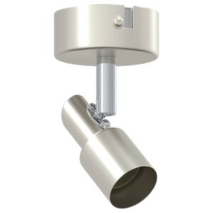 vidaXL Spot de plafond Nickel 8 x 8 x 10,5 cm Acier