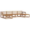 vidaXL Ensemble de canap&eacute;s d'ext&eacute;rieur 6 pc Naturel