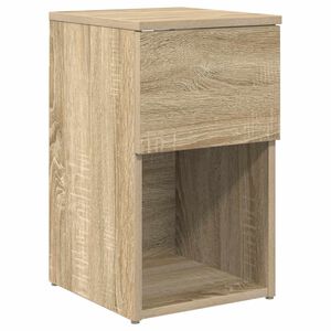 vidaXL Armoire de lit Ch&ecirc;ne Sonoma 29 x 31,5 x 49 cm Bois d'ing&eacute;nierie