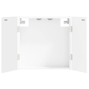 vidaXL Cabinet pour cible DELFT Blanc 52,5 x 10,5 x 53,5 cm