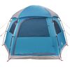 vidaXL Tente de familiale igloo 6 personnes bleu imperméable