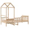 vidaXL Lit de jour avec toit sans matelas 80x200 cm bois massif