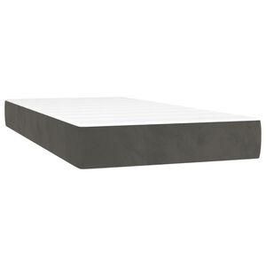 vidaXL Matelas de lit &agrave; ressorts ensach&eacute;s fermet&eacute; moyenne 90x210x20 cm velours