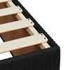 vidaXL Sommier &agrave; lattes de lit avec matelas Noir 100x200 cm Velours