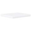 vidaXL Lit Viana avec matelas blanc 180x200 cm similicuir