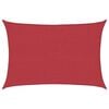 vidaXL Voile d'ombrage 160 g/m&sup2; Rouge 2,5x4 m PEHD