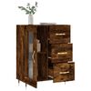 vidaXL Buffet ch&ecirc;ne fum&eacute; 69,5x34x90 cm bois d'ing&eacute;nierie